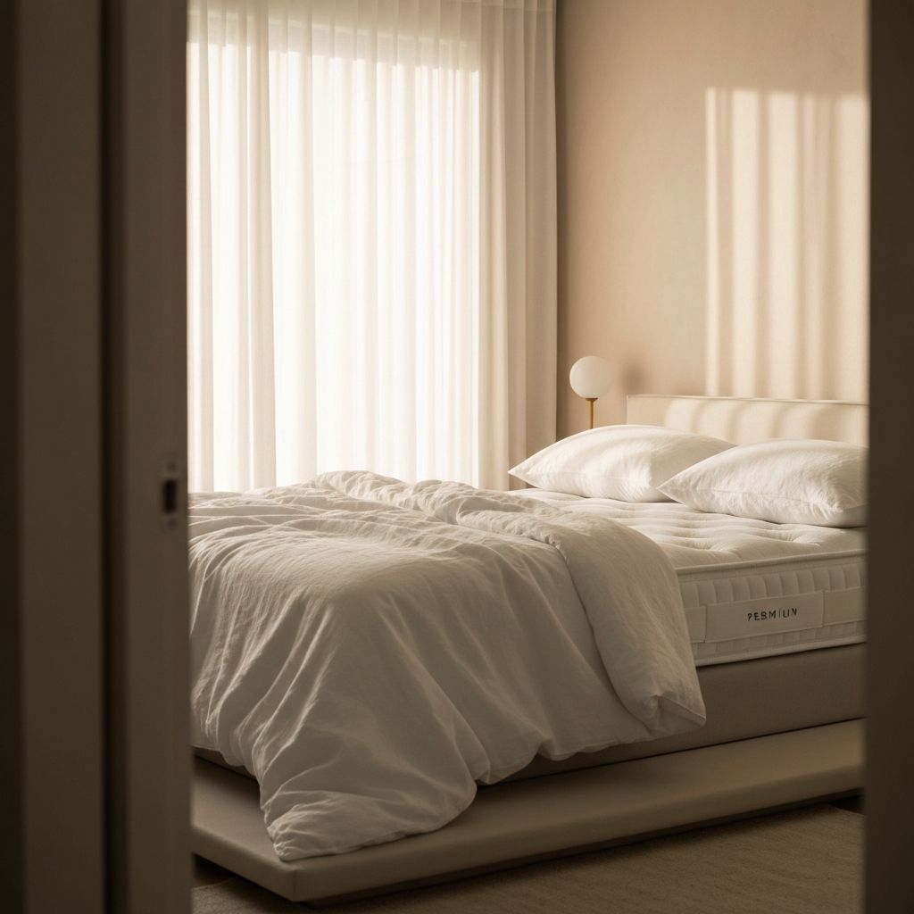 Premium Denver Mattress in a beautifully styled bedroom